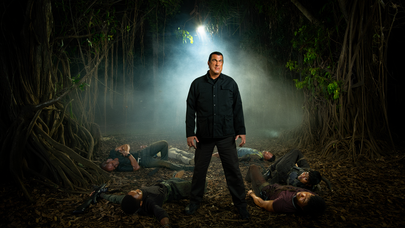 Un clan racista ataca a Steven Seagal y se arrepienten de haberse metido con el hombre equivocado