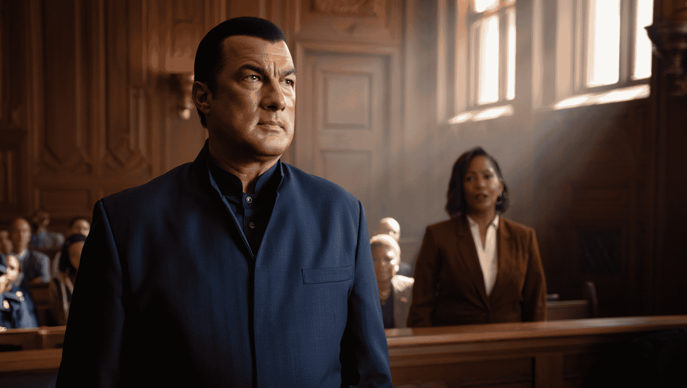 Mujer negra abofeteada en el tribunal: Seagal contraataca sin piedad