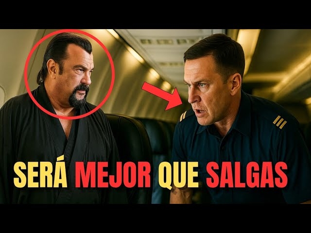 El Hombre Se Burló de Steven Seagal en el Avión… Minutos Después, el Piloto Detuvo Todo