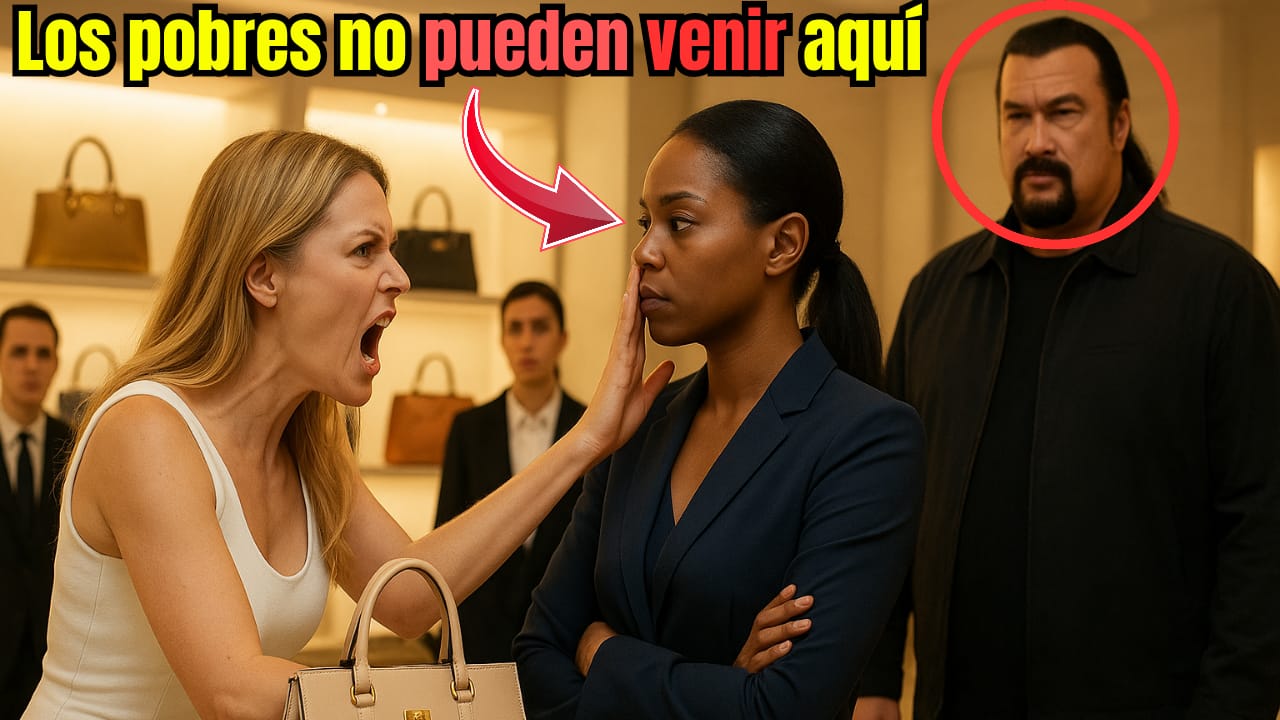 Mujer Rica Expulsa a Anciana Negra—Seagal Hace Que Se Arrepienta al Instante