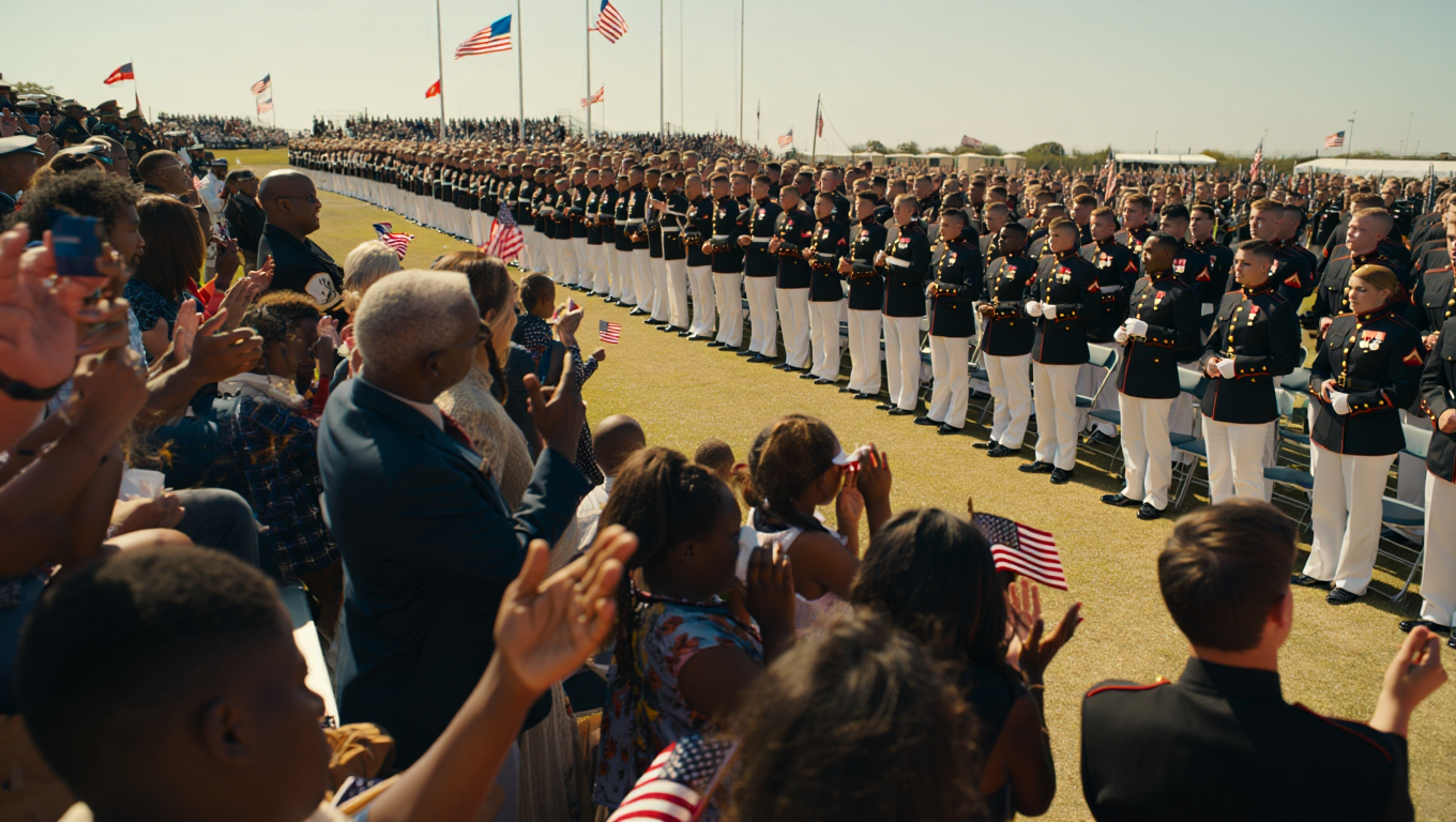 Dos guardias echaron a Steven Seagal en la graduación de un marine negro — 6 SEALs silenciaron el lugar