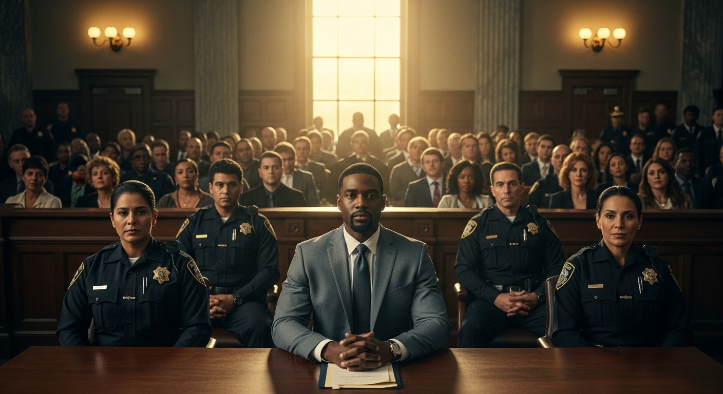 Jueces y Policías Se Burlan de Acusado Negro… Sin Saber Que Es el Director del FBI