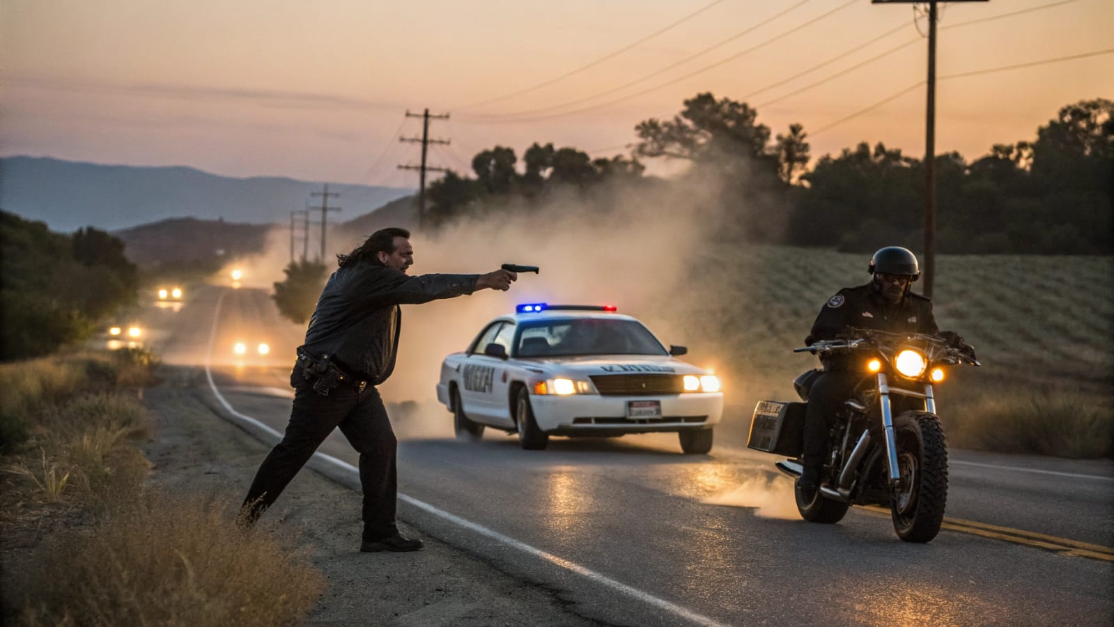 La policía detuvo a Steven Seagal en su bicicleta; no tenían idea de quién venía a buscarlo
