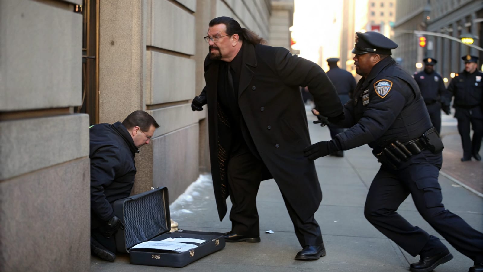 Los policías arrestan a Steven Seagal sin ninguna razón: segundos después, su mundo se pone al revés