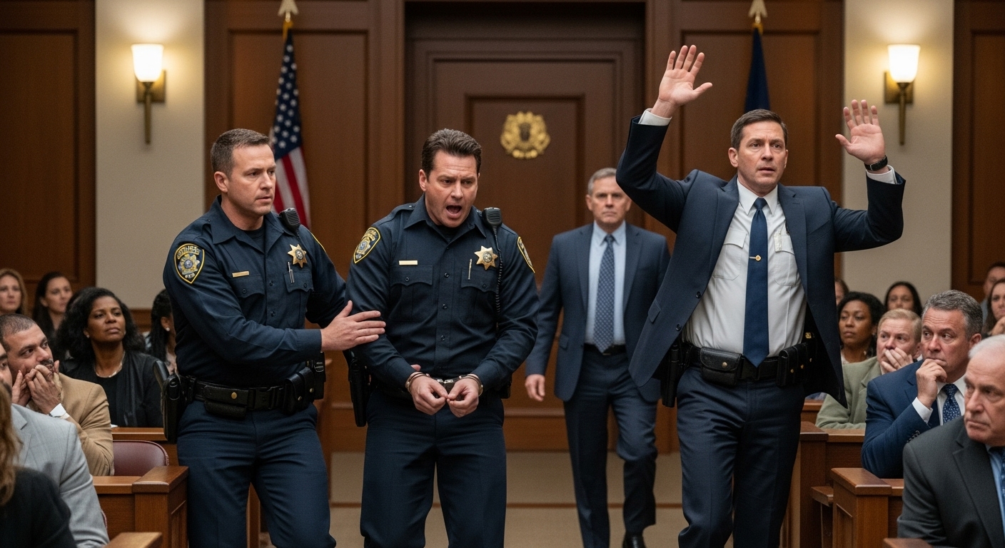 Jueces y Policías Se Burlan de Acusado Negro… Sin Saber Que Es el Director del FBI