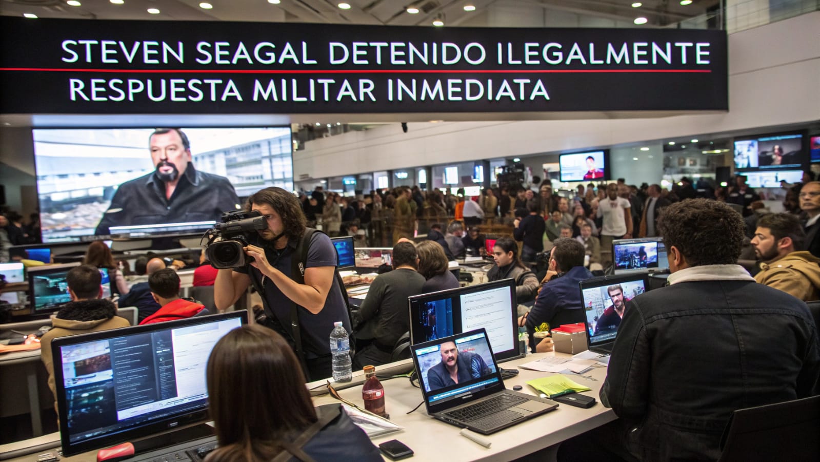 La policía detuvo a Steven Seagal en su bicicleta; no tenían idea de quién venía a buscarlo