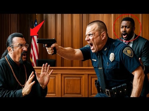 Policía Apunta a Steven Seagal en la Corte, sin Saber que su Hijo del FBI Estaba Mirando