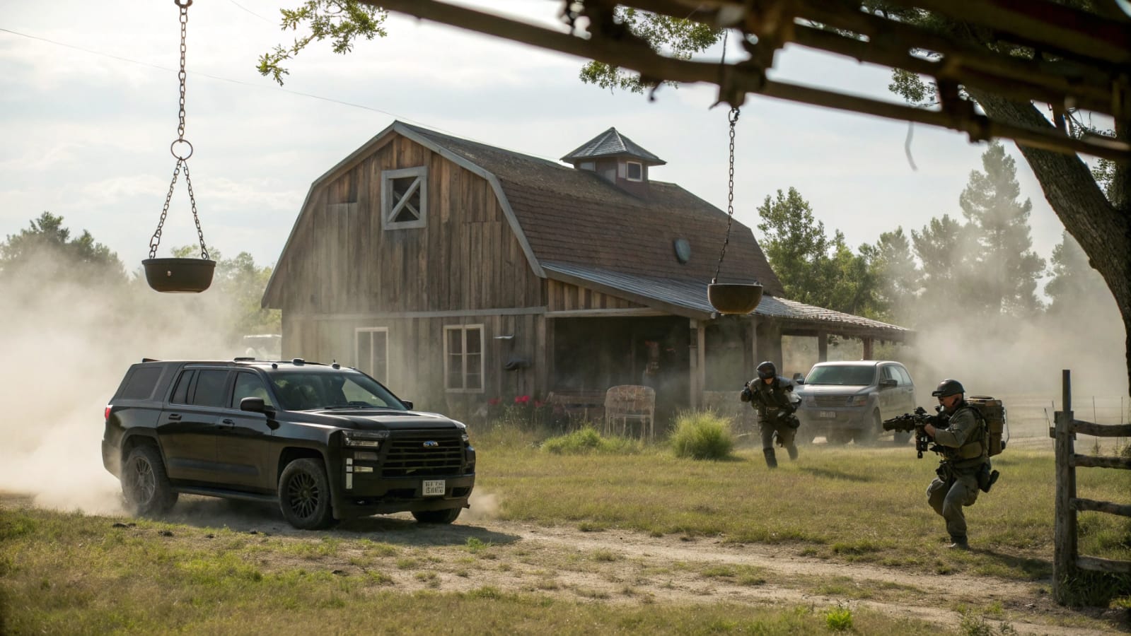 Un cártel de drogas invade un rancho tranquilo: el dueño revela secretos de un pasado mortal