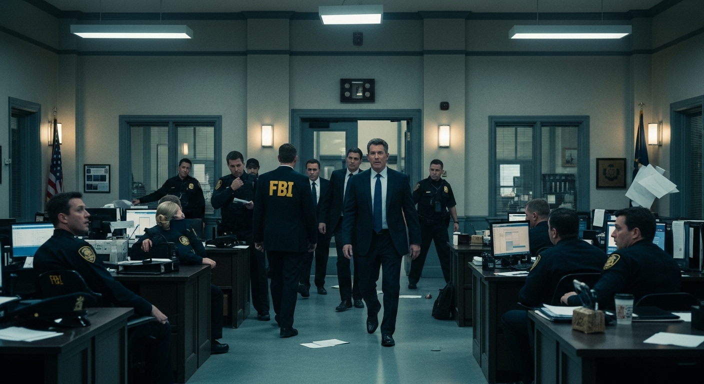 Policías Racistas Arrestan a un "Conserje" Negro por Error—Minutos Después, ¡FBI Irrumpe en la Comisaría! 